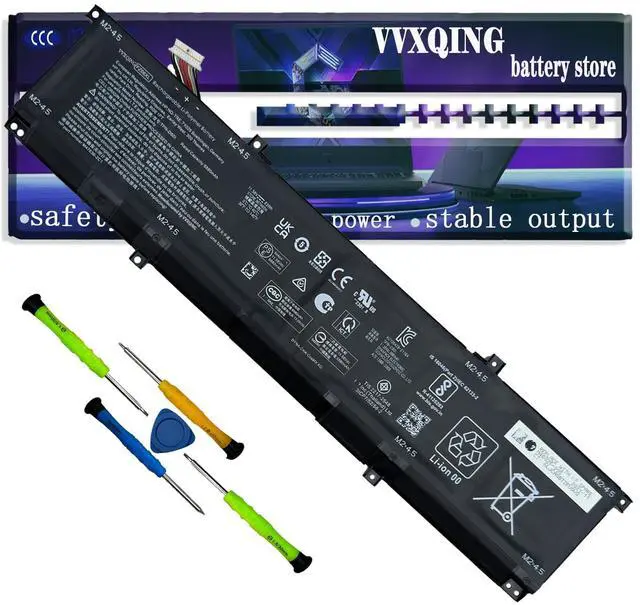 Main image of VVXQING FZ06XL Laptop Battery Replacement for Hp Spectre x360 2-in-1 Envy 16-h0011TX 16-f0035nr 16-h0006TX 16 h0112nr 16-h0795ng 16-h0018TX 16-f1075ng M47636-2C1 M47636-2D1 M48025-005 83Wh 7617mAh