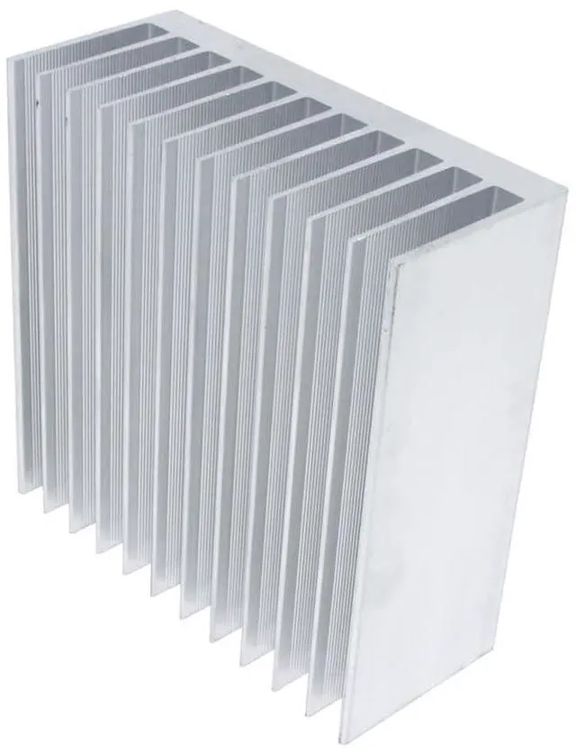 Alt view image 3 of 5 - Large Aluminum Heatsink 140 x 140 x 60mm / 5.51 x 5.51 x 2.36 inch Heat Sinks Cooling Radiator for LED LCD CHIP Electronic Amplifier Transistor Heat Dissipation