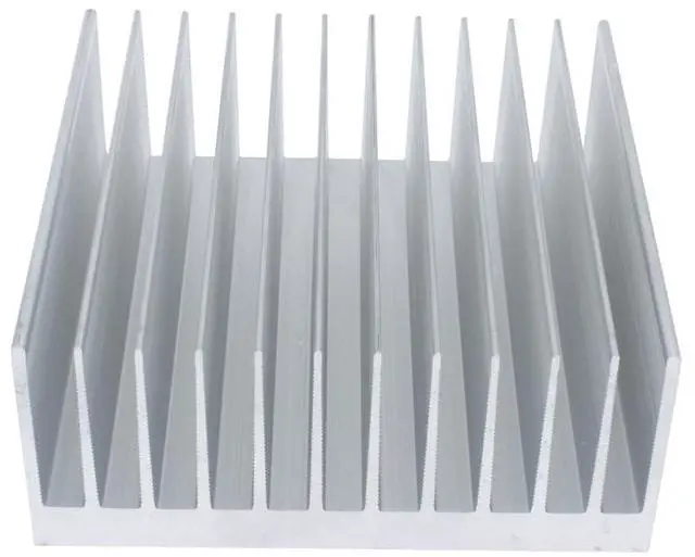 Alt view image 5 of 5 - Large Aluminum Heatsink 140 x 140 x 60mm / 5.51 x 5.51 x 2.36 inch Heat Sinks Cooling Radiator for LED LCD CHIP Electronic Amplifier Transistor Heat Dissipation