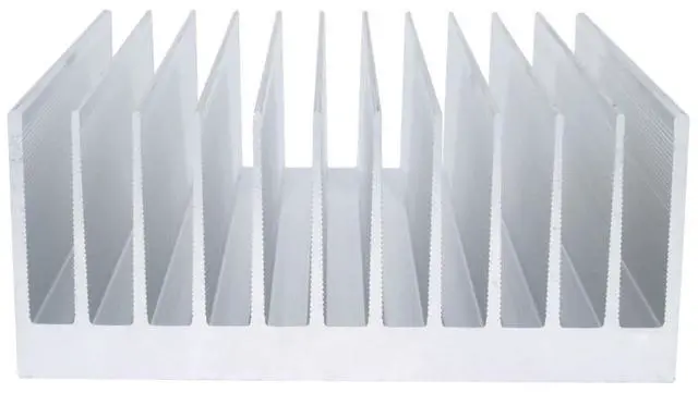 Alt view image 4 of 5 - Large Aluminum Heatsink 140 x 140 x 60mm / 5.51 x 5.51 x 2.36 inch Heat Sinks Cooling Radiator for LED LCD CHIP Electronic Amplifier Transistor Heat Dissipation