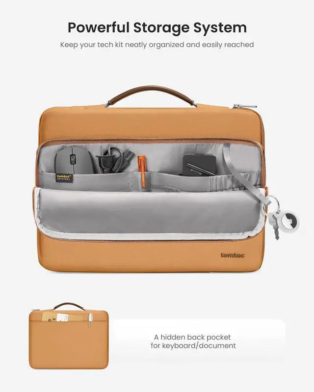 Alt view image 4 of 5 - tomtoc 360 Protective Laptop Carrying Case for 15.6 Inch Acer Aspire 5 Slim Laptop, 15.6-16 Inch ASUS Strix G16/G15, Dell XPS 17 Laptop, More Dell Lenovo ThinkPad 15 Inch Chromebook