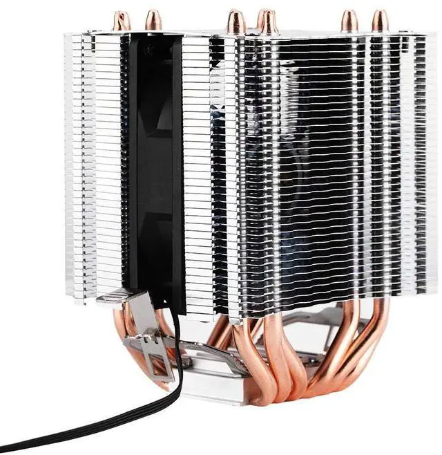 Alt view image 4 of 5 - CPU Cooler for AMD, for - 20000H Temperature Control CPU Cooler Quiet with Tower Cooling Fan for 775, 1150, 1151, 1155, 1156