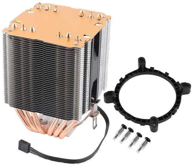 Alt view image 3 of 5 - CPU Cooler for AMD, for - 20000H Temperature Control CPU Cooler Quiet with Tower Cooling Fan for 775, 1150, 1151, 1155, 1156
