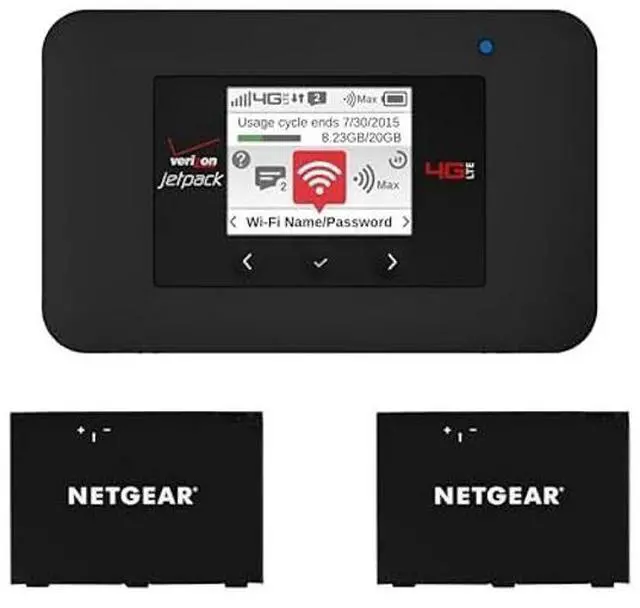 Main image of Verizon Wireless Jetpack Netgear AC791L | Mobile Hotspot for Travel | 4G Mobile Portable WiFi | Unlocked Globally | Speed up to 300 Mbps | Battery Usage 20 Hours | EVDO-LINK Bundle - Verizon Sim Card