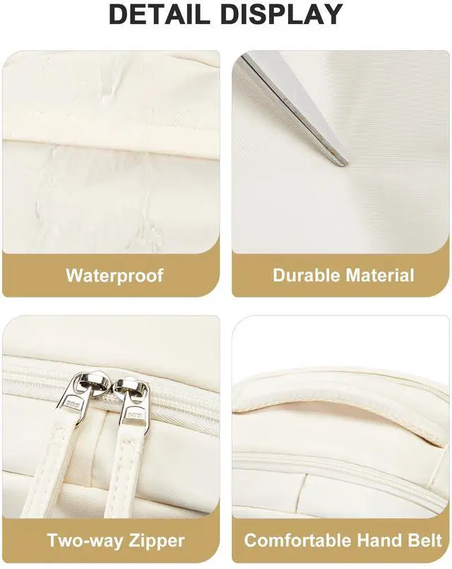 Alt view image 5 of 5 - Simple Travel Backpack For Women Men,Carry on Backpack for Traveling on Airplane,Mochila de Viaje,Frontier Airlines Personal Item Travel Bag,Waterproof Luggage Backpack with USB Charging Port(Beige)