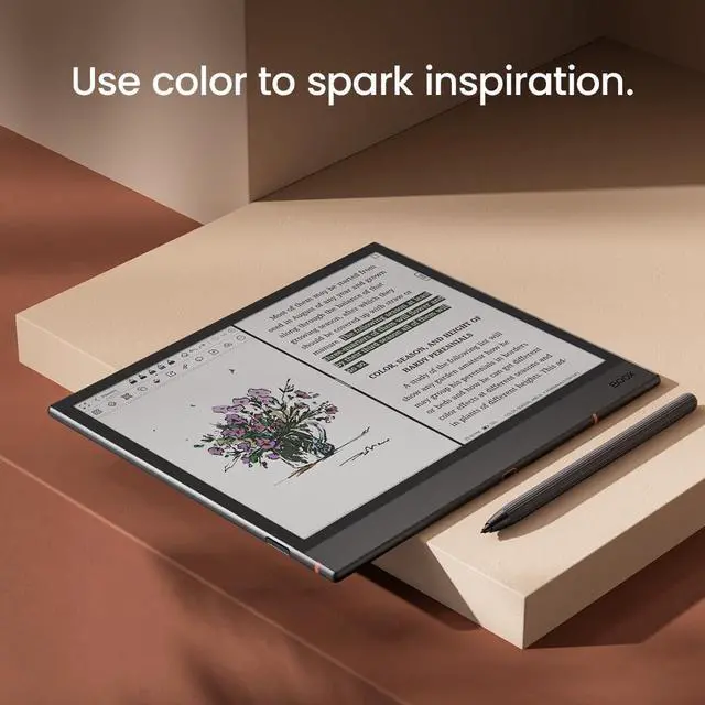 Alt view image 3 of 5 - BOOX Tablet Note Air 4 C E Ink Tablet Color ePaper Notebook