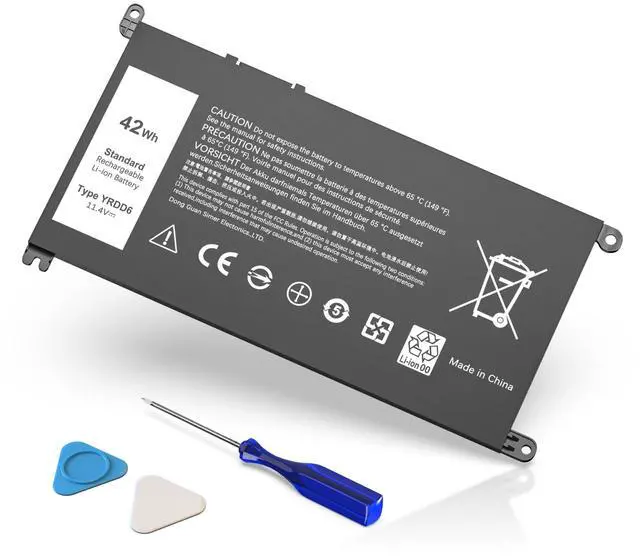 Main image of YUERYE 42Wh YRDD6 Battery Replacement for Dell Inspiron 15 3000 Series 3582 3583 3584 3593 3501 inspiron 15 5000 Series 5582 5584 5593 5594 5598 5585 14 3493 5481 5485 5493 7586 Vostro 5481 1VX1H