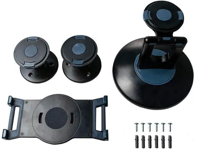 Alt view image 5 of 5 - Wall & Desk Mount  CTA Quick-Connect Wall & Desk Mounting Kit for iPad 10th Gen 10.9"- iPad Mini 5- iPad 7/8 Gen - 10.2"- iPad Pro 12.9"- Galaxy Tab S3 9.7- Galaxy Tab A & More - Black (PAD-QCWDM)
