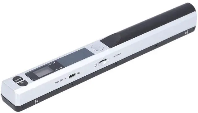 Main image of Portable Scanner, PDF and JPG Compact 900DPI USB 2.0 8.27 Inch Mobile Document Scanner with CD for Pictures (Silver)