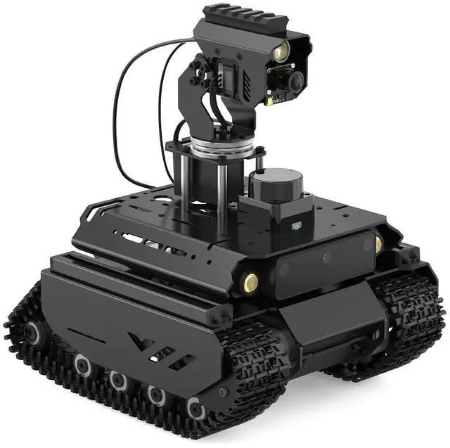 Main image of Waveshare UGV Beast ROS 2 Open-Source Off-Road Tracked AI Robot, Dual Controllers, Computer Vision, All-Metal Body, Flexible and Expandable, Compatible with Raspberry Pi 5 (Not Included)