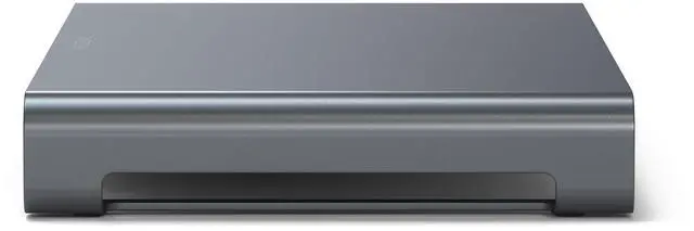Alt view image 3 of 5 - Satechi USB C Hub Monitor Stand for Desk with USB-C Data Port, 3 USB 3.0 Ports, Micro/SD Card Readers, Audio Jack, Computer Monitor Stand for Desktop Computers, Monitors, and Laptops