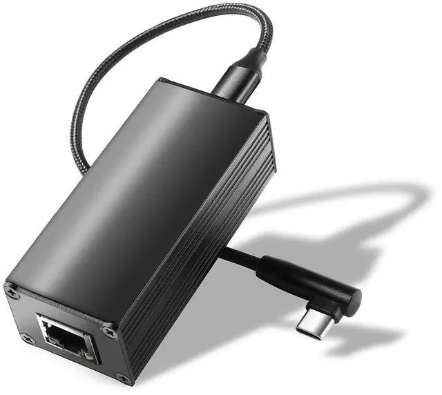 Main image of REVODATA Gigabit PoE to USB-C Converter Adapter, Type-C Output Power & Ethernet 2 in 1, Max 45W 5V to 20V Charging for Smart Phone/Tablet/Laptop, 1000 Mbps Rate, IEEE802.3af/at/bt (GPD2CBT-20V)