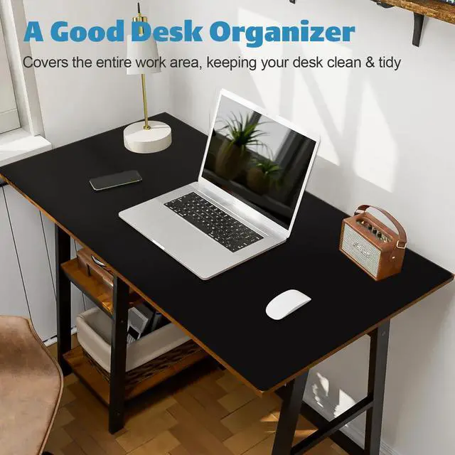 Alt view image 2 of 5 - YQE Huge Mouse Pad 3XL: 47.2 x 22.8'' Oversized Extended Desk Mat XXXL, Extra Large Big Gaming Mousepad for Full Desktop, Giant Mouse Pads Computer Desk Pad Thick | Black | Stitched Edge | Waterproof