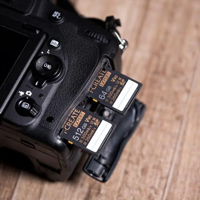 Alt view image 3 of 5 - TEAMGROUP T-Create Expert 128GB SD Card UHS-II SDXC U3 V90 Read Speed up to 300MB/s, Supports 8K and 4K Videography Compatible with Canon Sony Nikon Panasonic Olympus Digital Camera TTCSDX128GIIV9001