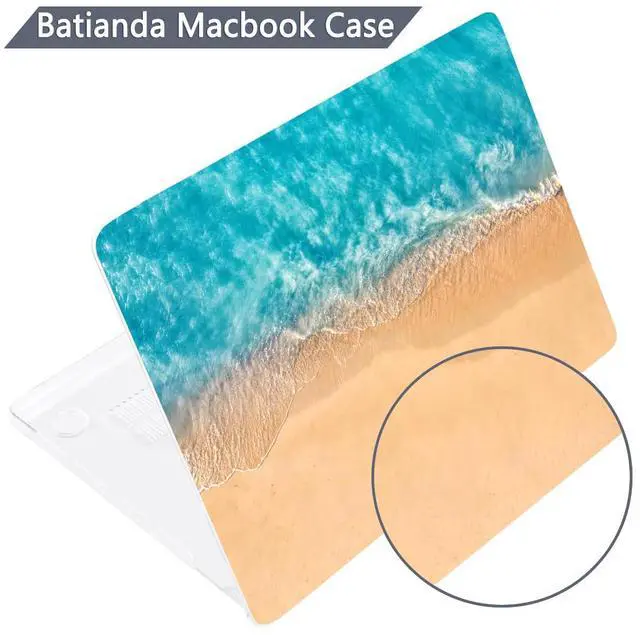 Alt view image 5 of 5 - Batianda Premium Case for New MacBook Air 15 inch 2025 M4 2024 2023 with M3 M2 Chip Model A3114 A2941, Designed Protective Plastic Hardshell & Keyboard Cover & Screen Protector, Beach