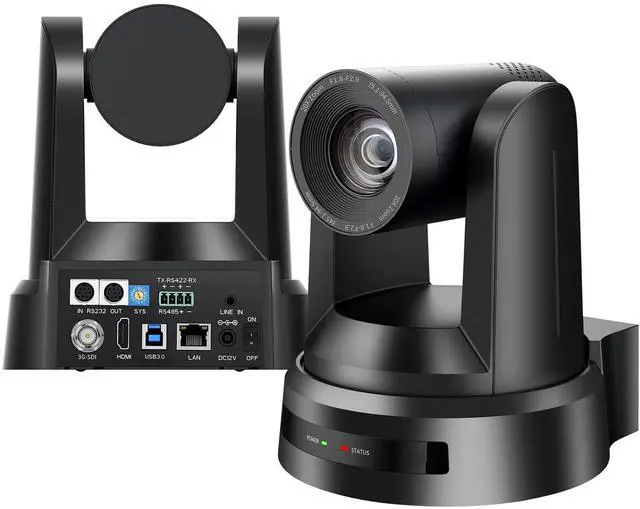 Main image of HCSTVCON PTZ Camera 4K,AI Auto Tracking USB3.0/3G-SDI/LAN HDMI PTZ Camera 20X Optical +16X Digital Zoom with PoE Live Streaming for Church Worship,OBS,Facebook,YouTube