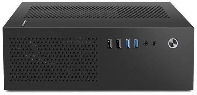 Alt view image 4 of 5 - HOENGAGER Small Form Factor Gaming Desktop Computer - AMD Ryzen 5 5600GT 6-Core 3.6 GHz, 7nm Zen 3 16GB DDR4 RAM, 1TB SSD, 11AC Wi-Fi, Win 11 Professional Desktop PC, Black
