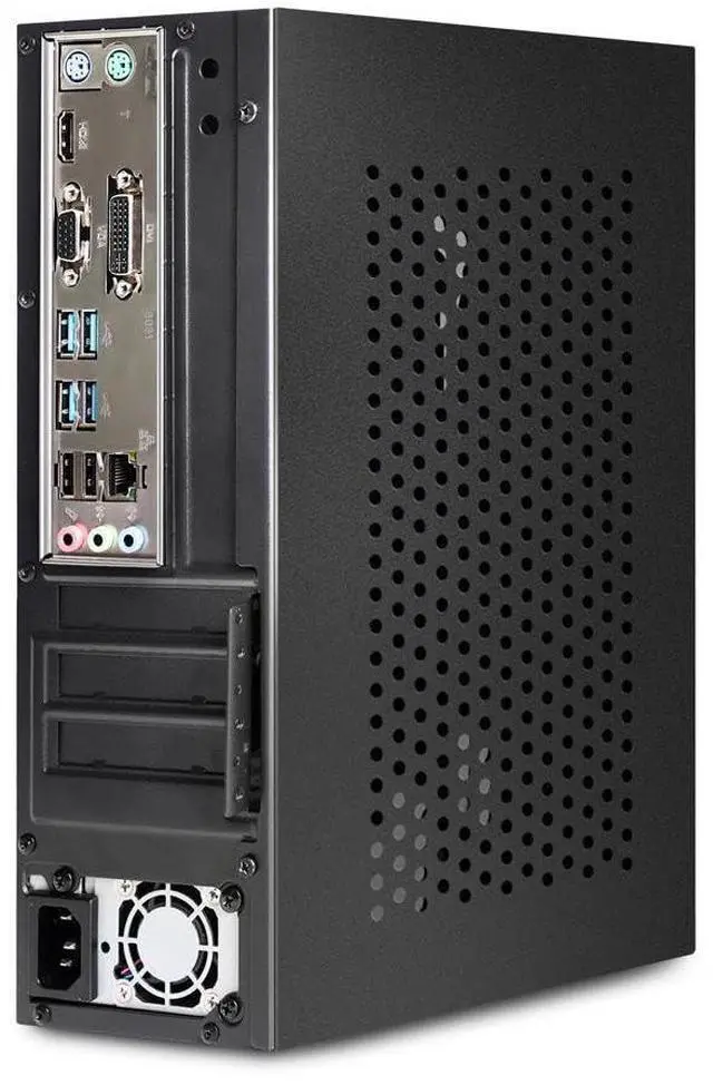 Alt view image 5 of 5 - HOENGAGER Small Form Factor Gaming Desktop Computer - AMD Ryzen 5 5600GT 6-Core 3.6 GHz, 7nm Zen 3 16GB DDR4 RAM, 1TB SSD, 11AC Wi-Fi, Win 11 Professional Desktop PC, Black
