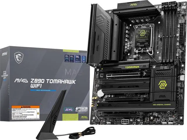 Alt view image 5 of 5 - INLAND 3-in-1 Combo: Intel Core Ultra 7 265K Processor+Msi MAG Z890 Tomahawk WiFi Motherboard 1tb TN470 M.2 SSD