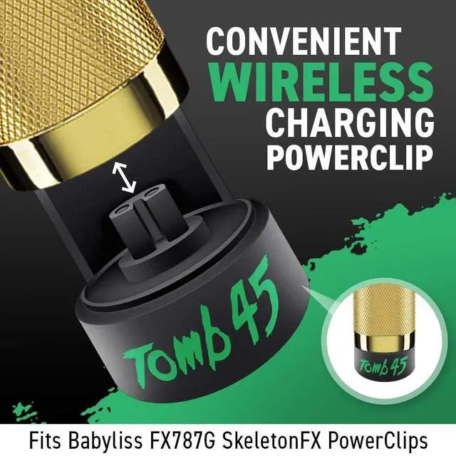 Alt view image 2 of 5 - Wireless Charging PowerClip adapter for BaBylissPRO Barberology GOLDFX Clipper, FX870G, Wireless Charging Adaptor Only, Wireless charging Adaptor for GOLDFX