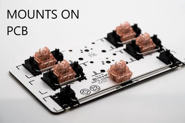 Alt view image 2 of 5 - Zkeebs TX AP Mechanical Keyboard Stabilizers PCB Mounted Clip-in (Rev.4) (80% TKL Kit) (1.6T)