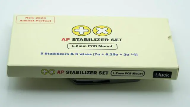 Alt view image 5 of 5 - Zkeebs TX AP Mechanical Keyboard Stabilizers PCB Mounted Clip-in (Rev.4) (80% TKL Kit) (1.6T)