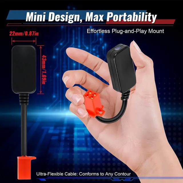 Alt view image 2 of 4 - Bluetooth Dongle/Adapter for Ebike Compatible with Fardriver Controller Programming Module, for Computers Tablets & FarDriver Programmable Bluetooth Network Adapter