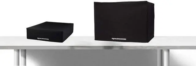 Alt view image 4 of 5 - DigitalDeckCovers Printer Dust Cover and Protector for HP Color LaserJet Pro MFP M477fdw / M477fdn / M477fnw / M478 / M479 / M479fdw / M479fdn [Antistatic, Water Resistant, Heavy Duty Fabric, Black]