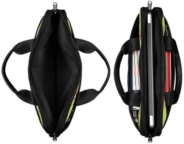 Alt view image 2 of 5 - Laptop Bag for Women Men Waterproof Laptop Shoulder Bag 14-15.6 Inch Computer Messenger Bag Carrying Case (Softball Sportsmen)