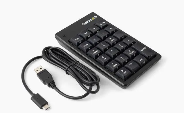 Alt view image 3 of 5 - Goldtouch Elite Numeric Keypad | USB Wired | PC & Mac