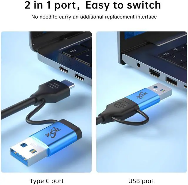 Alt view image 4 of 5 - USB 3.0 Video Capture Card Be Suitable for for Streaming and Game Recording .Compatible Device PS4/PS5/MacOS/SwitchFast Charging with PD 100W, HDMI to USB-A/C Capture Card 4K@60Hz,1080P.