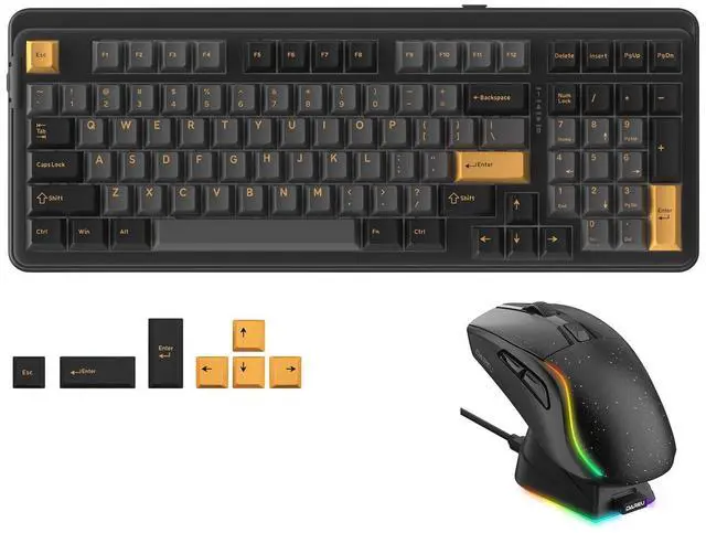 Main image of DAREU Wireless Keyboard and Mouse:A950 Wireless Gaming Mouse & EK98PRO Gasket Wireless Gaming Keyboard Combo