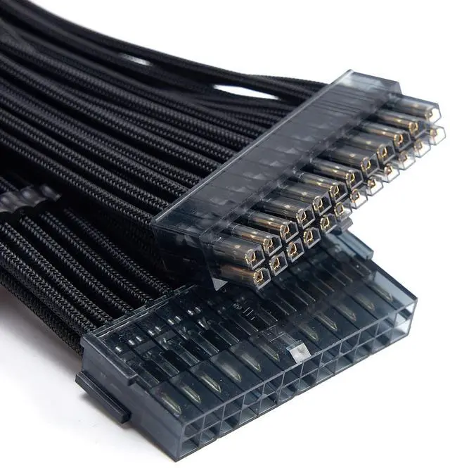 Alt view image 5 of 5 - Formulamod Sleeve Extension Power Supply Cable Kit 18AWG ATX 24P+ (2) EPS 8-P+(3) PCI-E8-P with Combs for PSU to Motherboard/GPU