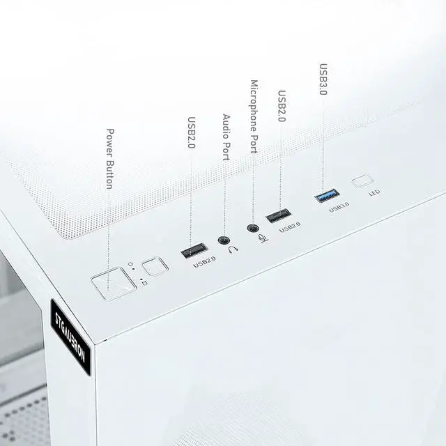 Alt view image 5 of 5 - STGAubron Gaming PC Computer Desktop, AMD Ryzen 3 3200G 3.6G, GeForce RTX 2060 6G, 16G DDR4, 512G SSD, 600M WiFi, BT 5.0, RGB Fan x3, Windows 11 Home,White