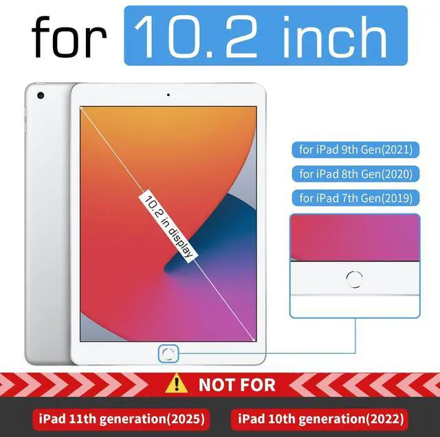 Alt view image 2 of 5 - ZenRich Shockproof Case for iPad 9th/8th/7th Generation 10.2 inch 2021/2020/2019, Heavy Duty Rugged Case with Pencil Holder/360° Rotating Kickstand/Handle/Carrying Strap, Camouflage