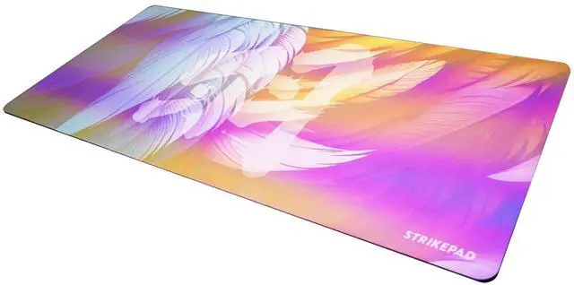 Alt view image 2 of 5 - Gaming Mouse Pad and Large Desk Mat, Waterproof Speed Mousepad, Non-Stitched Edges, Transformation Pattern, Durable Mouse Mat for Office and Gaming, FANTECH STRIKEPAD MST901, Blue35.5"*15.8"