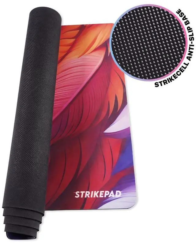 Alt view image 5 of 5 - Gaming Mouse Pad and Large Desk Mat, Waterproof Speed Mousepad, Non-Stitched Edges, Transformation Pattern, Durable Mouse Mat for Office and Gaming, FANTECH STRIKEPAD MST901, Blue35.5"*15.8"