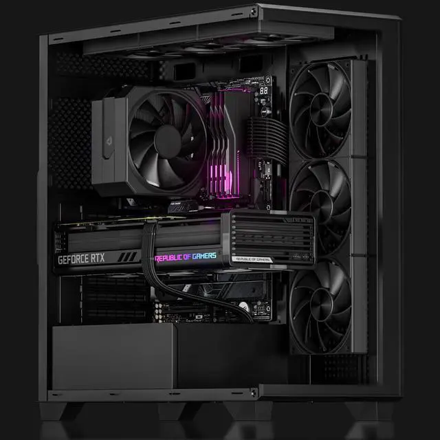 Alt view image 5 of 5 - upHere 360mm All-in-One Computer Case Fan with PWM 4-Pin Interface High Performance Cooling Low Noise for Enhanced PC Cooling U3K6