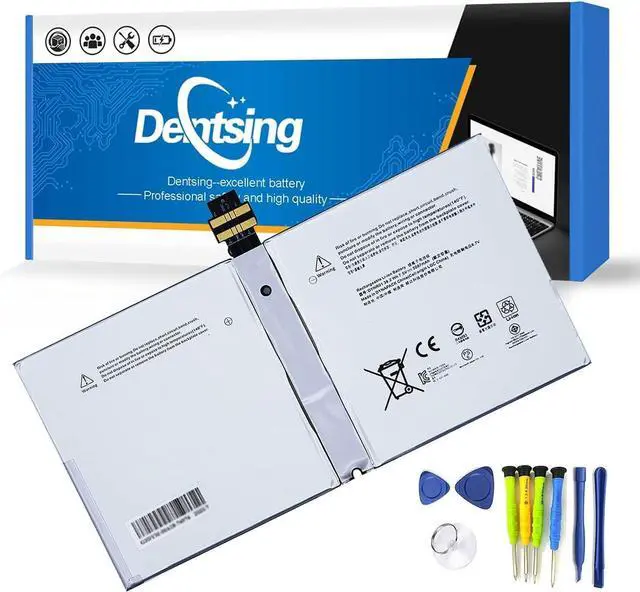 Main image of Dentsing DYNR01 G3HTA027H Laptop Battery Compatible with Microsoft Surface Pro 4 1724 Tablet G3HTA026H 7.5V 38.2Wh 5087mAh with Tools