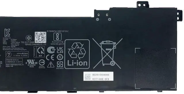Alt view image 3 of 5 - EPYOBW C32N2022 Laptop Battery 96Wh 8230mAh 6-cell 11.55V Compatible with Asus VivoBook Pro 16X M7600 / VivoBook Pro 16X OLED M7600QE-L2040T N7600PC / Zenbook Pro 15 OLED UM535QE Series 0B200-04040000