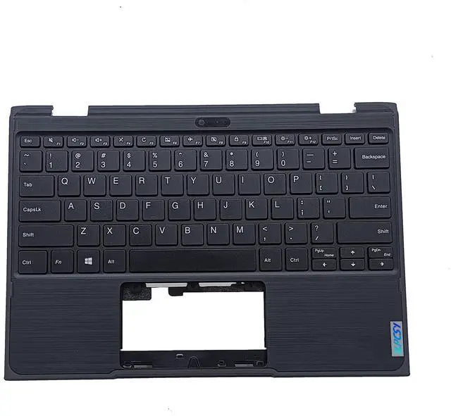 Main image of Replacement for Lenovo 300e 2nd Gen Notebook 81M9 Laptop Upper Top Cover Case Palmrest Not-Backlight Keyboard Assembly Part with Camera 5CB0T45087 Black