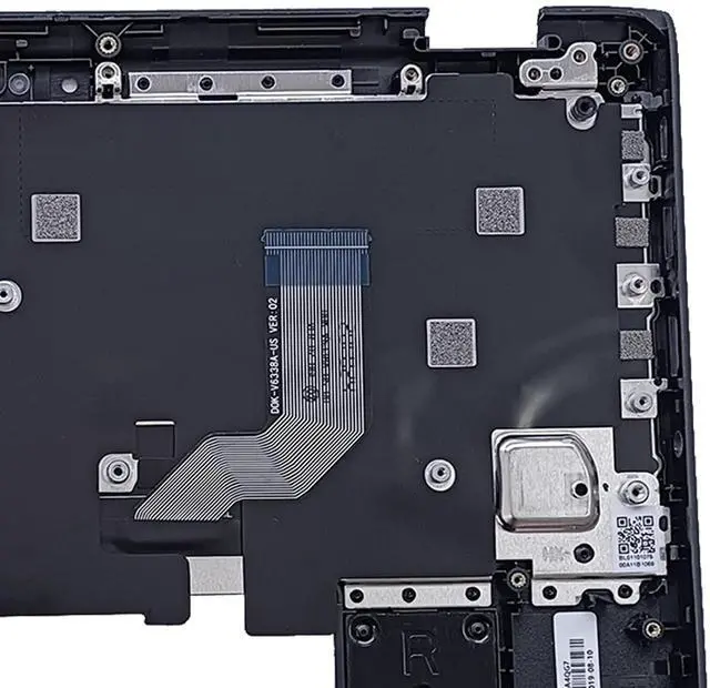 Alt view image 4 of 5 - Replacement for Lenovo 300e 2nd Gen Notebook 81M9 Laptop Upper Top Cover Case Palmrest Not-Backlight Keyboard Assembly Part with Camera 5CB0T45087 Black