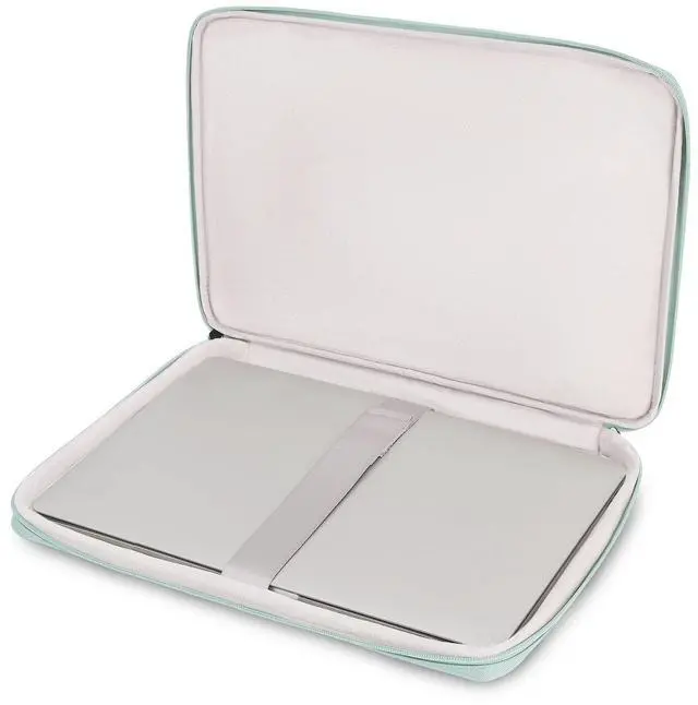 Alt view image 3 of 5 - DOMISO 16 inch Laptop Sleeve Case Water Resistant Shockproof Protective Computer Bag for 16" Dell/HP Pavilion Envy/ThinkPad IdeaPad/ASUS Vivobook,Mint Green