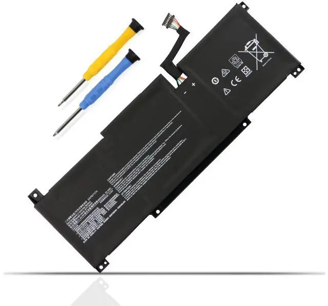 Main image of BTY-M491 Laptop Battery Replacement for MSI Modern 15 A10M A10RAS A10M-028DE A10M-029 A10RAS-076FR A10RB A10RB-041TW A10RD A11M A11SB A4M A4MW Summit B15 A11M Stealth 15M (Black Connector 8 Wires)