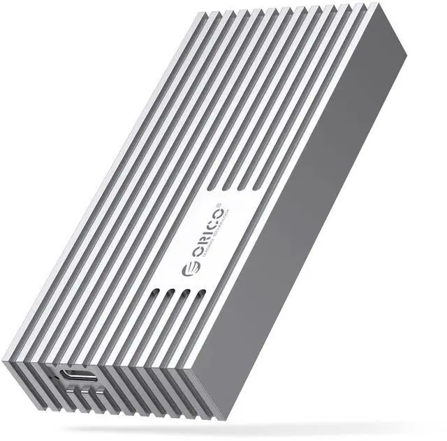 Main image of ORICO 40Gbps NVMe SSD Enclosure, M.2 to USB-C Adapter for NVMe M-Key 4TB SSD 2280, Aluminum M2 External SSD Case, Compatible with Thunderbolt 3/4 USB3.2/3.1/3.0/Type-M234-Silver