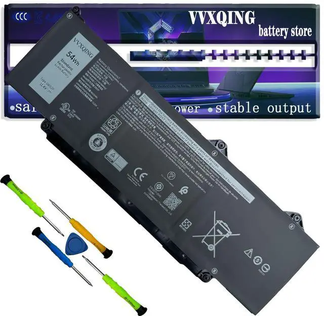 Main image of VVXQING DR02P Laptop Battery 54Wh 4623mAh 11.4V Compatible with Dell Latitude 5440 5450 5540 5550 / Precision 3480 3490 3580 3590 Series DRO2P 803W6 0803W6 2X1V9 02X1V9 3-Cell