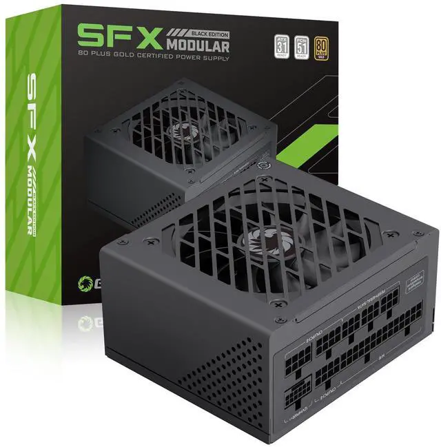 Main image of GAMEMAX GS Series SFX Power Supply 750W, Full Modular, 80 Plus Gold PSU (GS-750G BK)