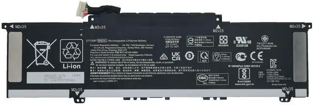 Main image of EPYOBW BN03XL Laptop Battery 51Wh 11.55V Compatible with HP Envy 13 13-AY 13-BA 13-BD 13-AR 15-ED 15-EE 15-ES/Pavilion 15-EH Series HSTNN-DB9N HSTNN-OB1O L73965-271 L76965-2C1 L76965-AC1