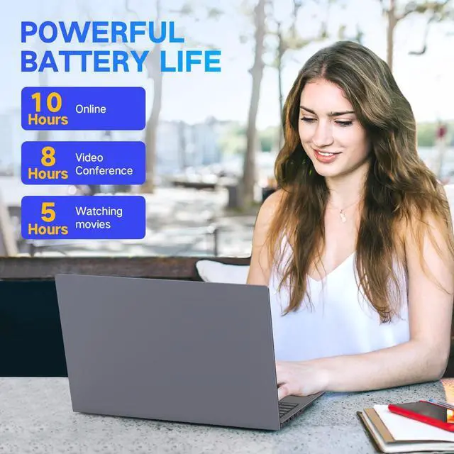 Alt view image 5 of 5 - DERE Gaming Laptop,16 inch Laptop Comupter,Win11|16GB RAM 512GB SSD| Celeron N5805|2.5K QHD IPS Display|Fingerprint Unlock|Backlit Keyboard|WiFi 6|HDMI for Gaming,Business,Working
