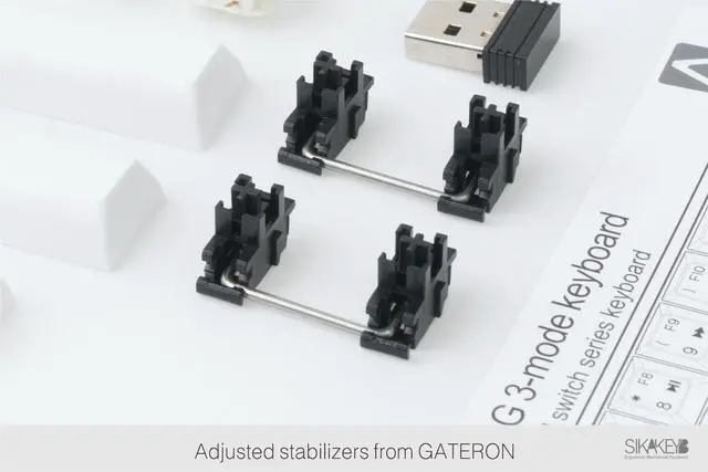 Alt view image 3 of 5 - SIKAKEYB SK1 DIY Mechanical Keyboard Kit, ABS 60% Layout RGB Hot Swap 3Pin/5 Pin Switch,Tri-Mode BT5.0/2.4GHz/Type-C Wired, GH60 Compatible (Black, no Switch and keycap)